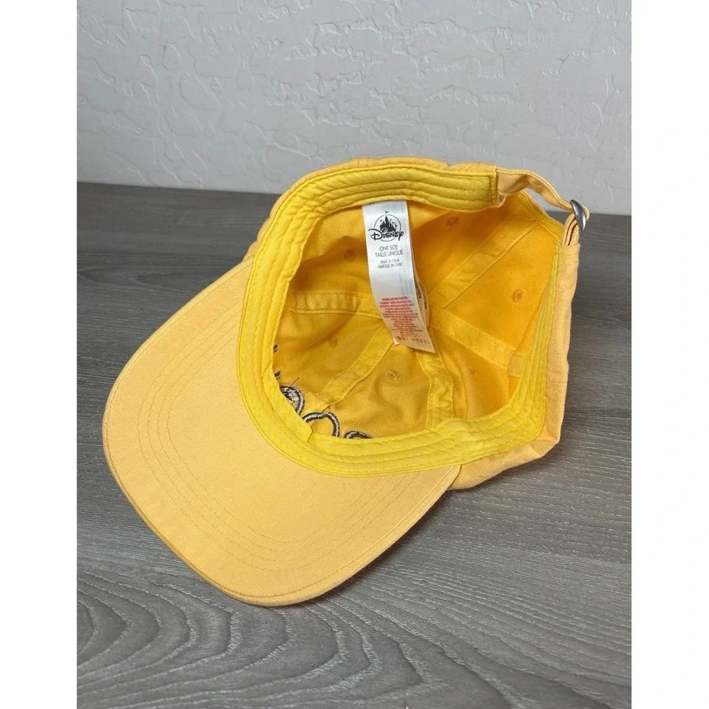 Disney Winnie the‎ Pooh Yellow Baseball Cap One Size Adjustable Strap